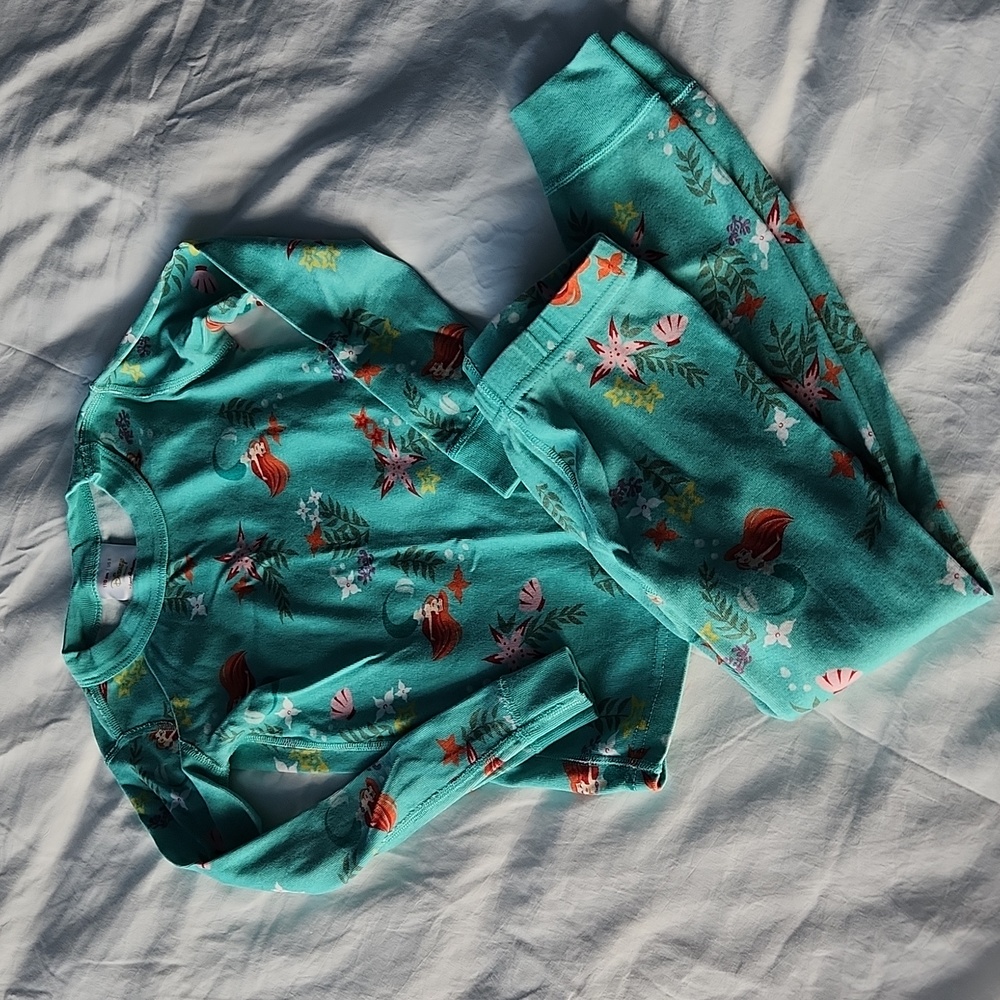 Hanna Andersson Disney The Little Mermaid pajamas 5 110